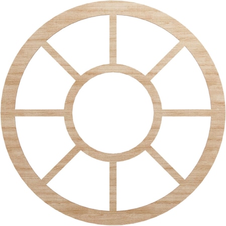 Ekena Millwork Grace Wood Fretwork Pierced Ceiling Medallion, Alder, 38"OD x 13 3/4"ID x 3/8"T CMWP38X0375GRAL